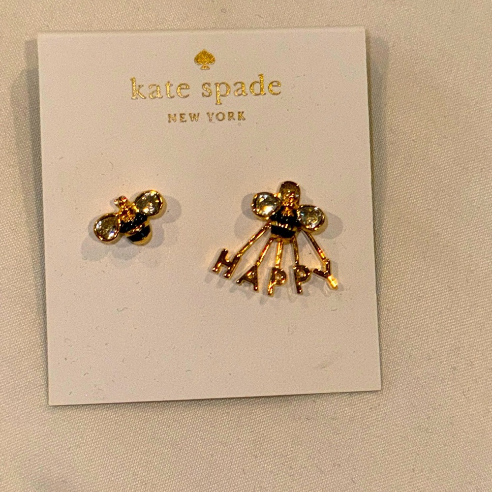 NWT Kate Spade “Bee Happy” earrings